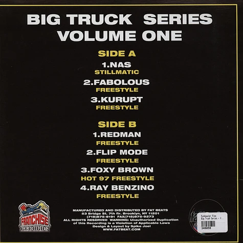 Funkmaster Flex - Big Truck Series (Volume One)