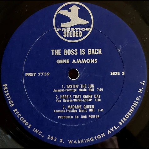 Gene Ammons - The Boss Is Back!