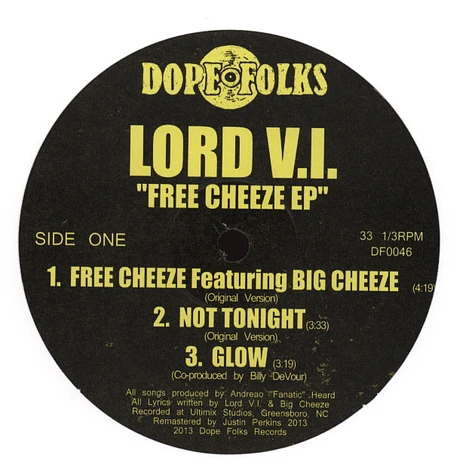 Lord V.I. - Free Cheeze EP