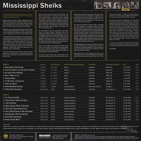 Mississippi Sheiks - Complete Recorded Works in Chronological Order Volume 4