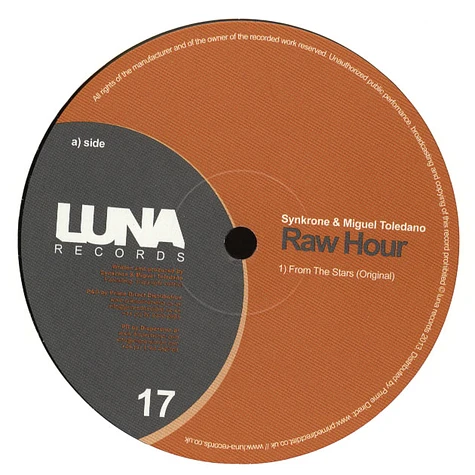 Synkrone & Miguel Toledano - Raw Hour EP