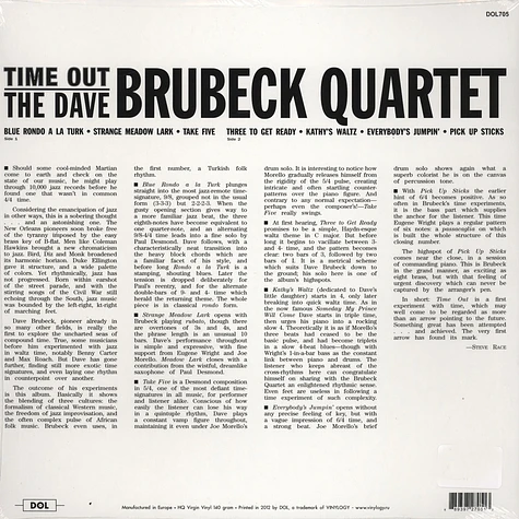 Dave Brubeck Quartet - Time Out