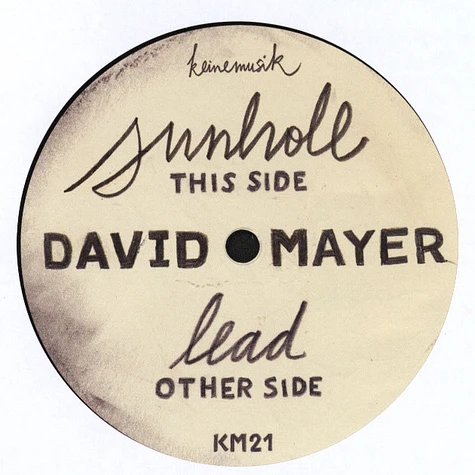 David Mayer - Sunhole