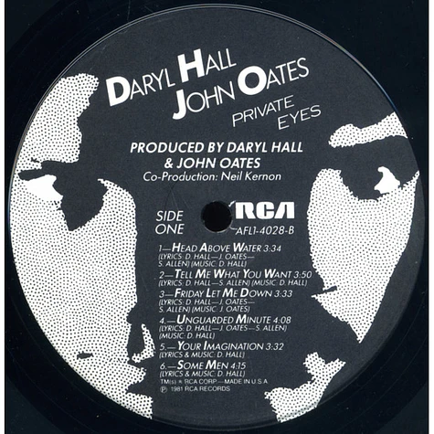 Daryl Hall & John Oates - Private Eyes