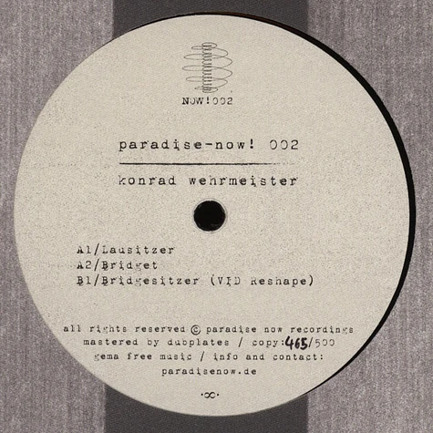 Konrad Wehrmeister - Paradise Now! 002