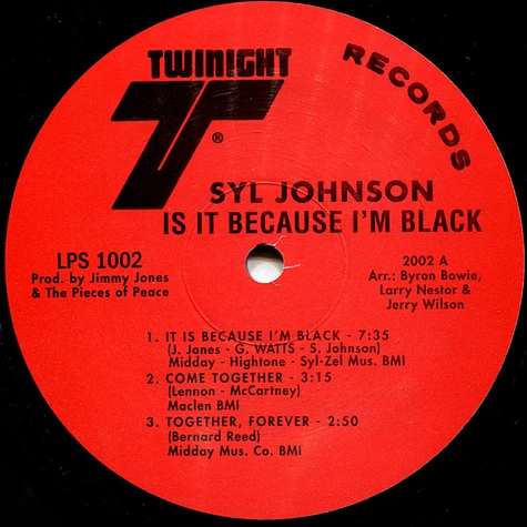 Syl Johnson - Is It Because I'm Black