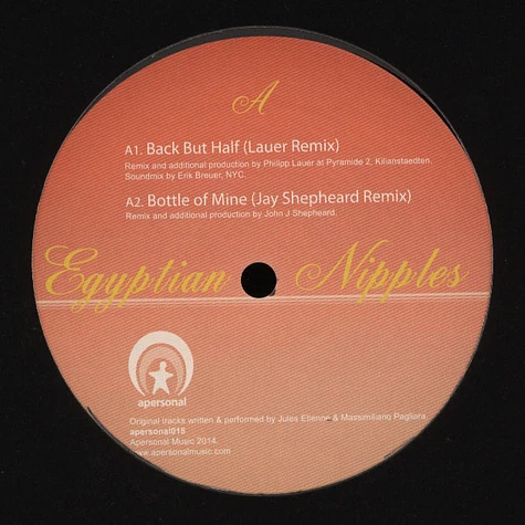 Egyptian Nipples - Back But Half Remixes