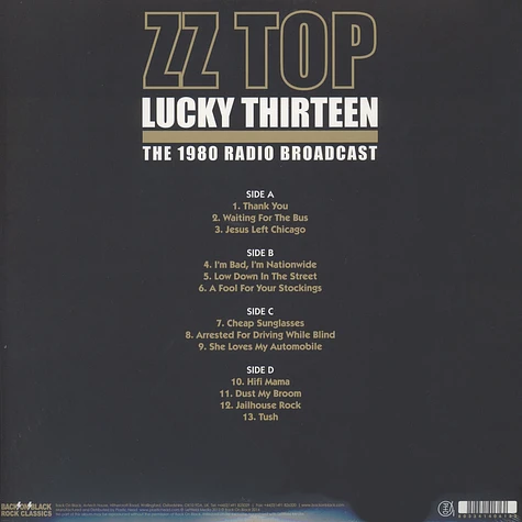 ZZ Top - Lucky 13 - USA 1980