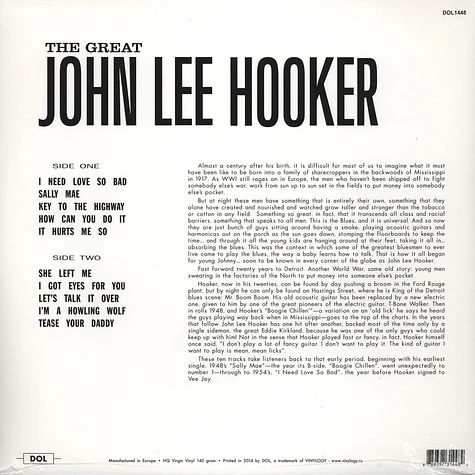 John Lee Hooker - The Great J.l. Hooker