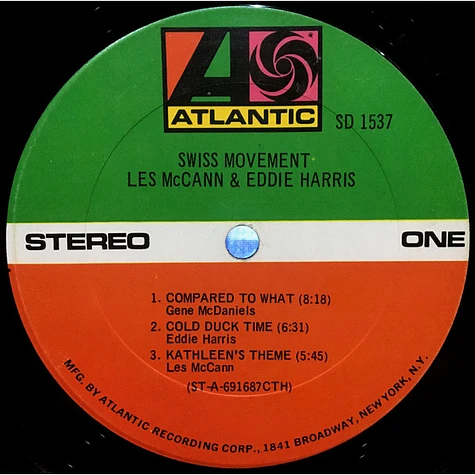 Les McCann & Eddie Harris - Swiss Movement