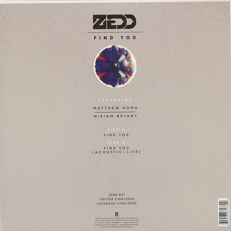 Zedd - Find You feat. Matthew Koma & Miriam Bryant