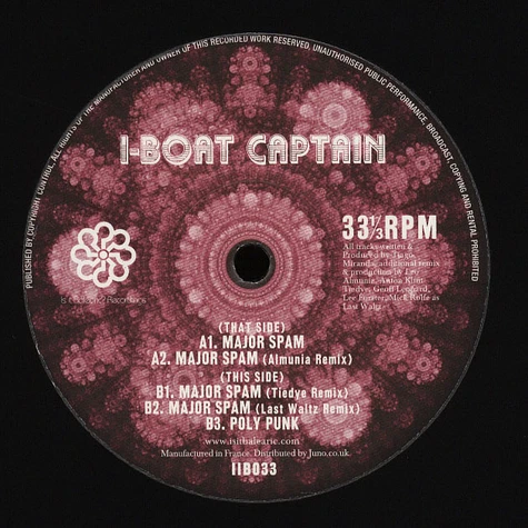 I Boat Captain - Major Spam (180 gram vinyl 12")
