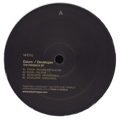 Exium / Developer - The Payback EP