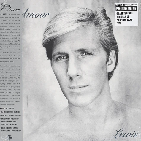 Lewis - L'Amour Clear Vinyl Edition