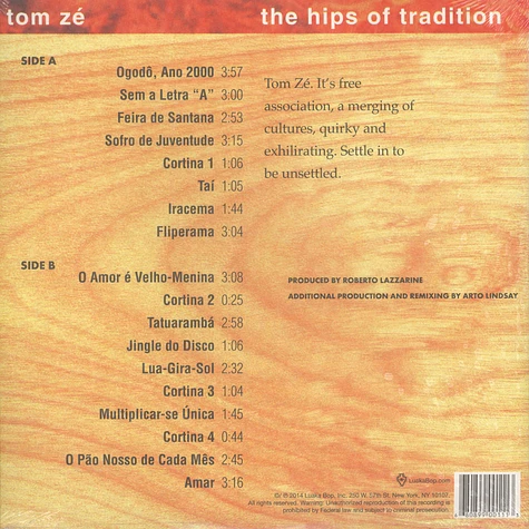 Tom Ze - Brazil Classics 5: The Hips Of Tradition