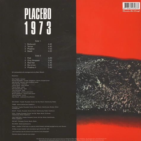 Placebo (Marc Moulin) - 1973