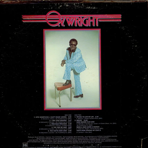 O.V. Wright - Into Something (Can't Shake Loose)