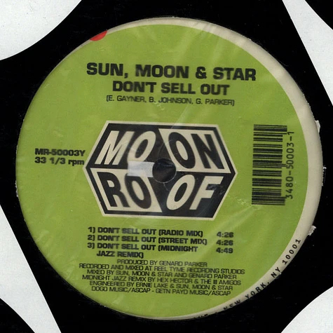 Sun, Moon & Star - Ghetto Child / Don't Sell Out