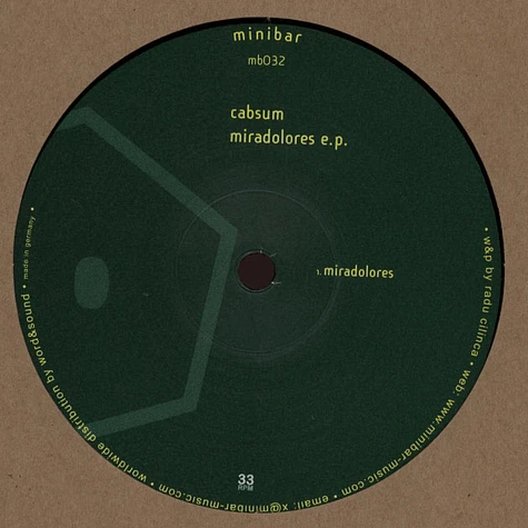 Cabsum - Miradolores EP
