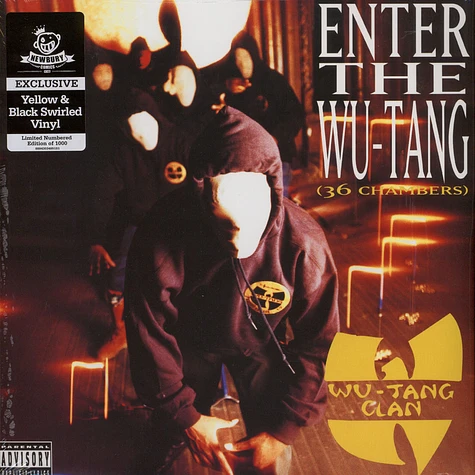 Wu-Tang Clan - Enter The Wu-Tang (36 Chambers) Yellow & Black Swirl Vinyl Edition