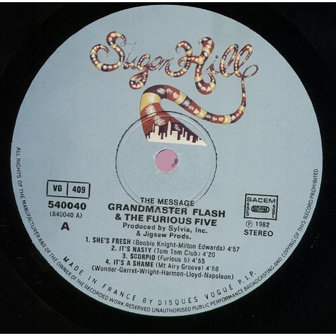 Grandmaster Flash & The Furious Five - The Message