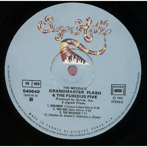 Grandmaster Flash & The Furious Five - The Message