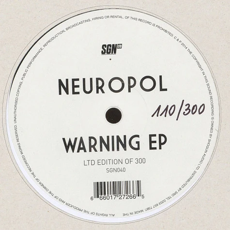 Neuropol - Warning EP