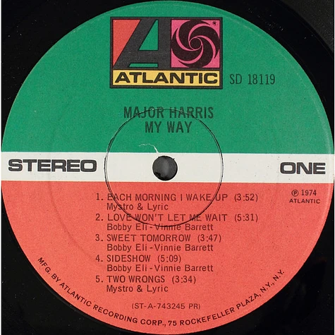 Major Harris - My Way