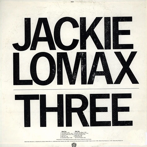 Jackie Lomax - Three