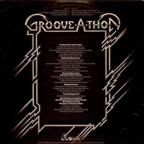 Isaac Hayes - Groove-A-Thon