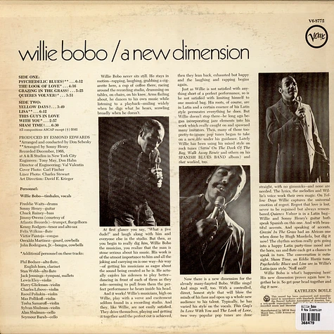 Willie Bobo - A New Dimension