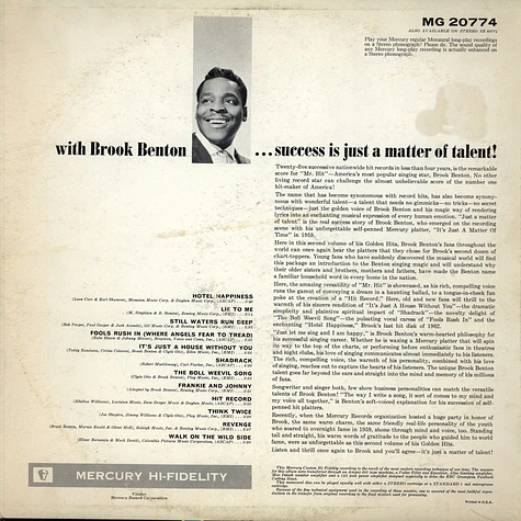 Brook Benton - Golden Hits Volume 2