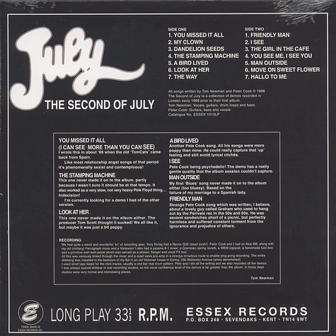 July - Second Of July