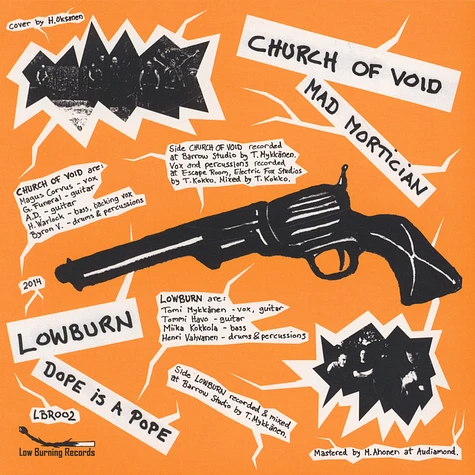 Lowburn / Church Of Void - Mad Mortification / Dope Is A Pope