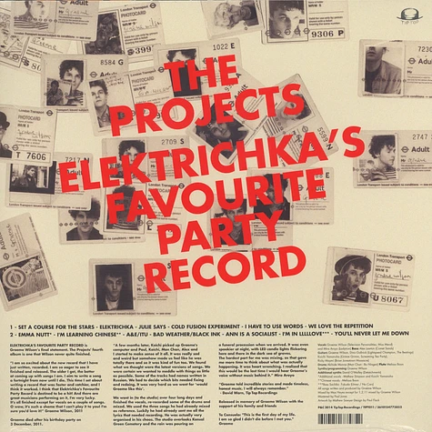 The Projects - Elektrichka's Favourite Party Record