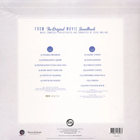 Piero Umiliani - OST I Piaceri Proibiti Blue Vinyl Edition