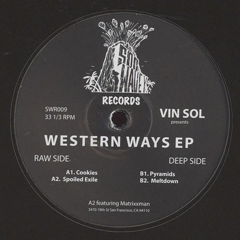Vin Sol - Western Ways Ep
