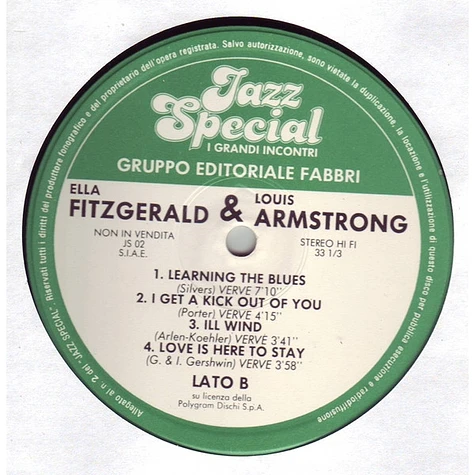 Ella Fitzgerald & Louis Armstrong - Ella Fitzgerald & Louis Armstrong