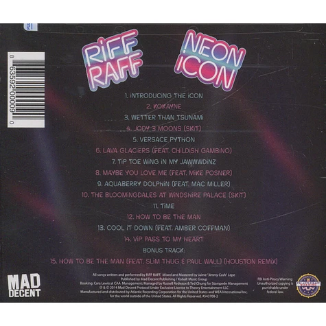 Riff Raff - Neon Icon