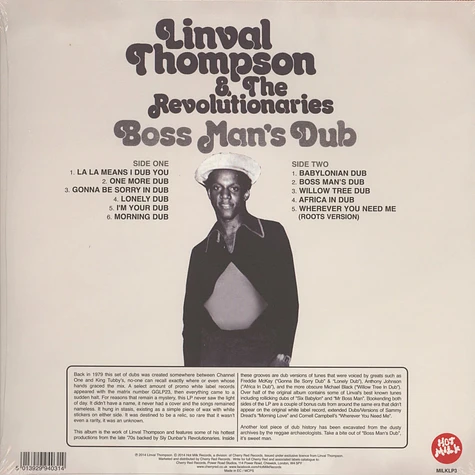 Linval Thompson & The Revolution - Boss Man's Dub - The Lost 1979 Dub Album