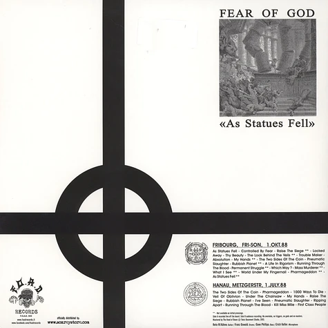 Fear Of God - As Statues Fell