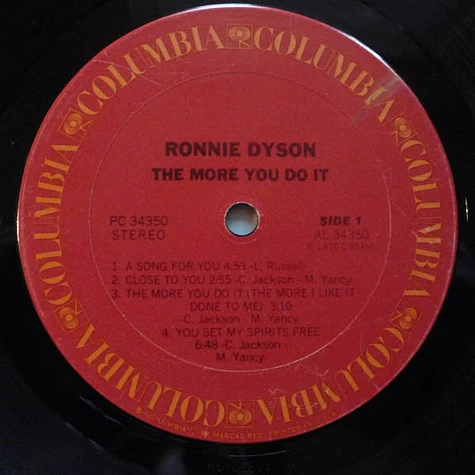 Ronnie Dyson - The More You Do It