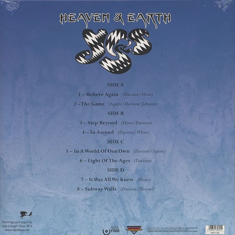 Yes - Heaven & Earth Black Vinyl Edition