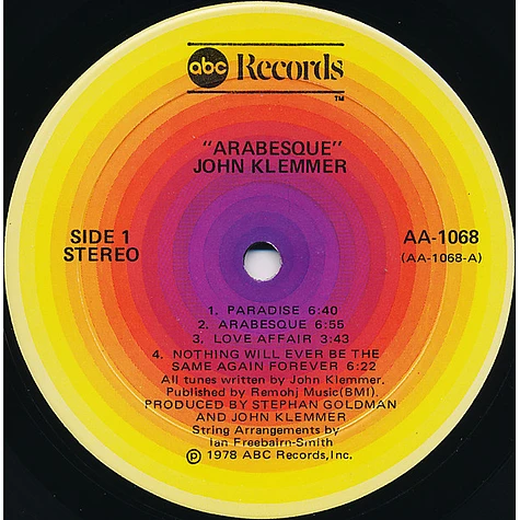 John Klemmer - Arabesque