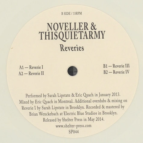 Noveller & Thisquietarmy - Reveries