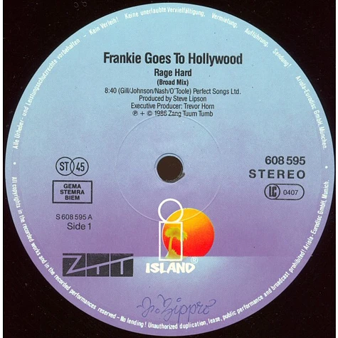 Frankie Goes To Hollywood - Rage Hard (++)