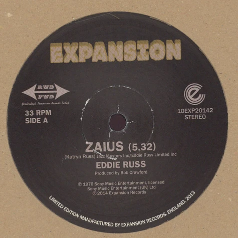 Eddie Russ / Incognito - Zaius