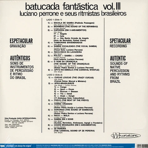 Luciano Perrone - Batucada Fantástica Vol. 3 (Grand Prix Du Disque)