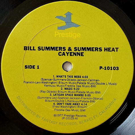 Bill Summers & Summers Heat - Cayenne