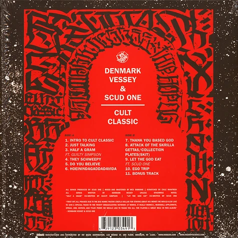 Denmark Vessey & Scud One - Cult Classic Red Vinyl Edition